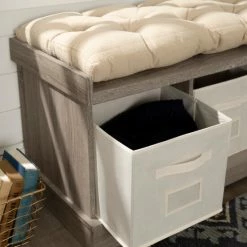 Outlet ❤️ Middlebrook Designs Middlebrook Paradise Hill Storage Bench With Cushion Driftwood ✨ -Middlebrook Sales unnamed file 3703