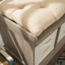 Outlet ❤️ Middlebrook Designs Middlebrook Paradise Hill Storage Bench With Cushion Driftwood ✨ -Middlebrook Sales unnamed file 3704