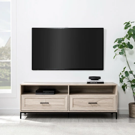 Cheapest ❤️ Middlebrook Designs Middlebrook 56-inch Modern 2-Drawer TV Console Dark Walnut ❤️ 3 Cheapest ❤️ Middlebrook Designs Middlebrook 56-inch Modern 2-Drawer TV Console Dark Walnut ❤️
