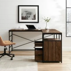 Cheap ✔️ Middlebrook Designs Middlebrook Angle Iron L-Shaped Storage Desk Rustic Oak ⭐ -Middlebrook Sales unnamed file 3775