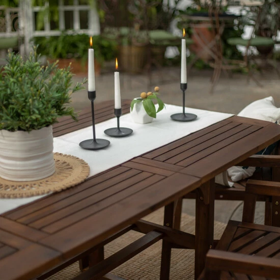 Deals ๐ฅ Middlebrook Designs Middlebrook Hydaburg 5-Piece Acacia Extension Dining Set Dark Brown ๐งจ 5 Deals ๐ฅ Middlebrook Designs Middlebrook Hydaburg 5-Piece Acacia Extension Dining Set Dark Brown ๐งจ - Image 3