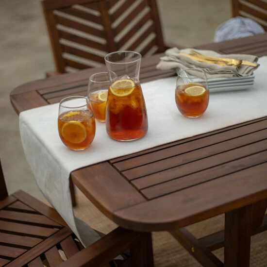Deals ๐ฅ Middlebrook Designs Middlebrook Hydaburg 5-Piece Acacia Extension Dining Set Dark Brown ๐งจ 6 Deals ๐ฅ Middlebrook Designs Middlebrook Hydaburg 5-Piece Acacia Extension Dining Set Dark Brown ๐งจ - Image 4