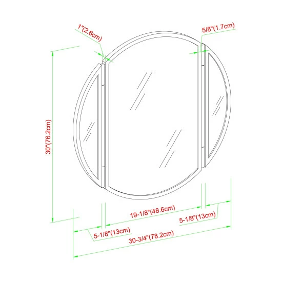 Wholesale 🔥 Middlebrook Designs Middlebrook Round Hinging Wall Mirror ⭐ 10 Wholesale 🔥 Middlebrook Designs Middlebrook Round Hinging Wall Mirror ⭐ - Image 8