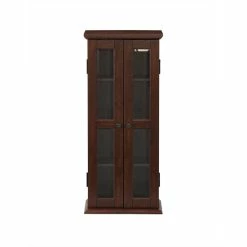 Promo ⭐ Middlebrook Designs Middlebrook 41-inch Tall Media Storage Cabinet - Traditional Brown 😉 -Middlebrook Sales unnamed file 3853