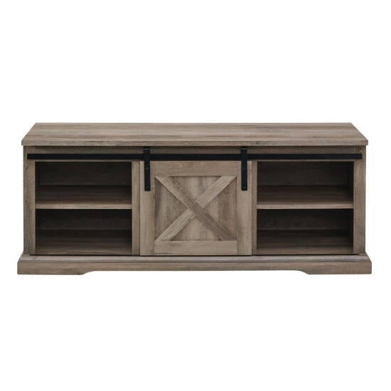 Best Sale ⭐ Middlebrook Designs Middlebrook 48-inch Sliding Barn Door Bench White / Rustic Oak ❤️ 7 Best Sale ⭐ Middlebrook Designs Middlebrook 48-inch Sliding Barn Door Bench White / Rustic Oak ❤️ - Image 5