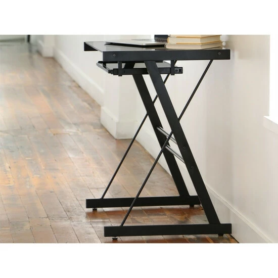 Budget ๐ Middlebrook Designs Middlebrook Metal And Glass Compact Computer Desk - Black ๐ 6 Budget ๐ Middlebrook Designs Middlebrook Metal And Glass Compact Computer Desk - Black ๐ - Image 4