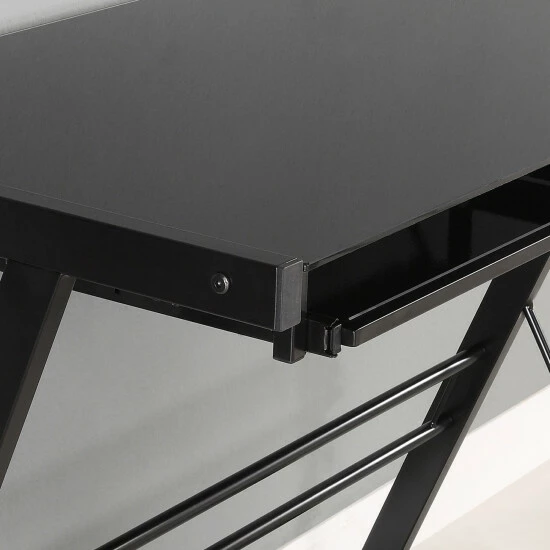 Budget ๐ Middlebrook Designs Middlebrook Metal And Glass Compact Computer Desk - Black ๐ 8 Budget ๐ Middlebrook Designs Middlebrook Metal And Glass Compact Computer Desk - Black ๐ - Image 6