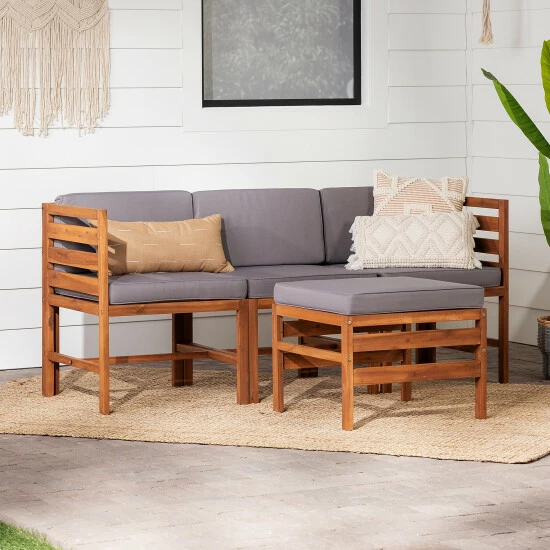 Best reviews of ๐ฅ Middlebrook Designs Middlebrook 4-Piece Acacia Frame Patio Modular Sectional Dark Brown / Navy Blue ๐ 6 Best reviews of ๐ฅ Middlebrook Designs Middlebrook 4-Piece Acacia Frame Patio Modular Sectional Dark Brown / Navy Blue ๐ - Image 4