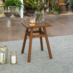 Deals 😀 Middlebrook Designs Middlebrook Elephant Point Acacia Wood Chevron Side Table Grey Wash 🧨 -Middlebrook Sales unnamed file 3902