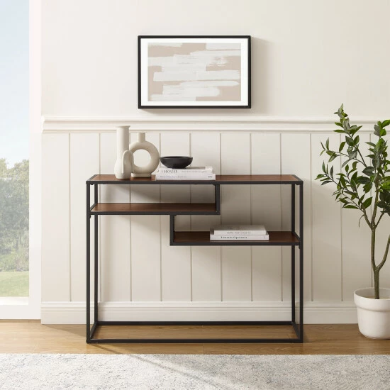 Best reviews of ✔️ Middlebrook Designs Modern 2-Tier Entry Table Dark Walnut ✨ 4 Best reviews of ✔️ Middlebrook Designs Modern 2-Tier Entry Table Dark Walnut ✨ - Image 2