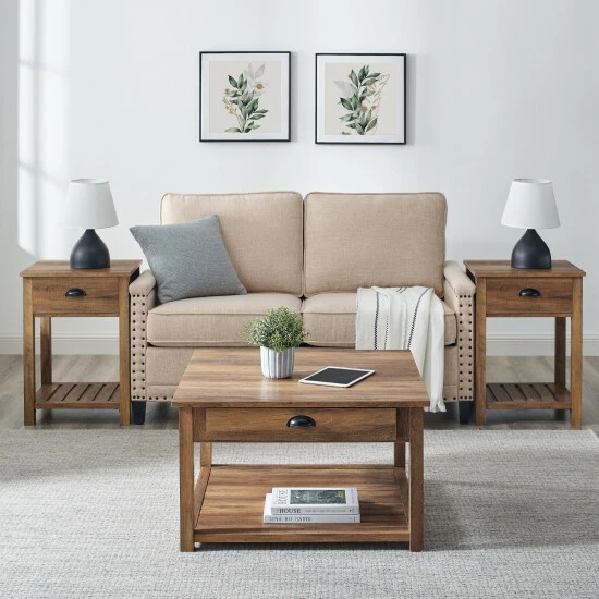 Outlet โ Middlebrook Designs 3-Piece Farmhouse Table Set Grey Wash ๐ 6 Outlet โ Middlebrook Designs 3-Piece Farmhouse Table Set Grey Wash ๐ - Image 4