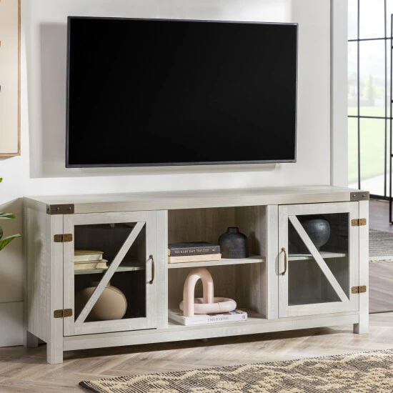 Wholesale 💯 Middlebrook Designs Middlebrook Kujawa 58-inch 2-Door TV Console Grey Wash 😉 5 Wholesale 💯 Middlebrook Designs Middlebrook Kujawa 58-inch 2-Door TV Console Grey Wash 😉 - Image 3