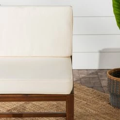 Discount 🧨 Middlebrook Designs Middlebrook Modular Acacia Frame Armless Chair Dark Brown / Navy Blue 🧨 -Middlebrook Sales unnamed file 3970