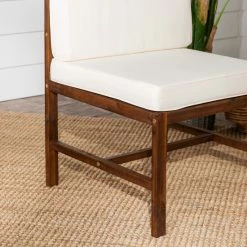 Discount 🧨 Middlebrook Designs Middlebrook Modular Acacia Frame Armless Chair Dark Brown / Navy Blue 🧨 -Middlebrook Sales unnamed file 3971