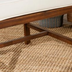 Discount 🧨 Middlebrook Designs Middlebrook Modular Acacia Frame Armless Chair Dark Brown / Navy Blue 🧨 -Middlebrook Sales unnamed file 3972