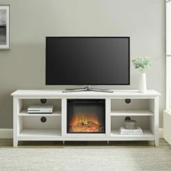 Deals ๐ Middlebrook Designs Middlebrook 70-inch Fireplace TV Stand Console Grey Wash ๐ฅ