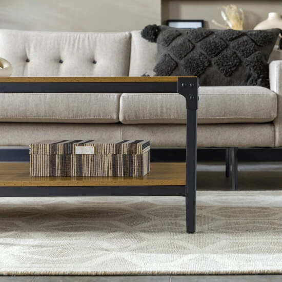 Outlet ๐ Middlebrook Designs Witten 46-inch Angle Iron Coffee Table - Barnwood ๐ฏ 7 Outlet ๐ Middlebrook Designs Witten 46-inch Angle Iron Coffee Table - Barnwood ๐ฏ - Image 5