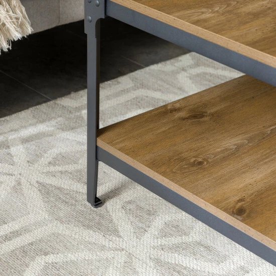 Outlet ๐ Middlebrook Designs Witten 46-inch Angle Iron Coffee Table - Barnwood ๐ฏ 8 Outlet ๐ Middlebrook Designs Witten 46-inch Angle Iron Coffee Table - Barnwood ๐ฏ - Image 6
