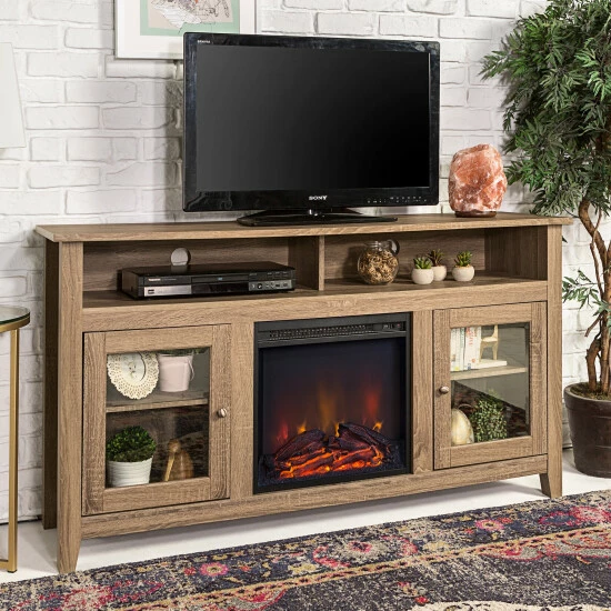 Deals 🌟 Middlebrook Designs Middlebrook 58-inch Highboy Fireplace TV Console - Driftwood 🥰 3 Deals 🌟 Middlebrook Designs Middlebrook 58-inch Highboy Fireplace TV Console - Driftwood 🥰