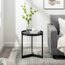 Best deal โ๏ธ Middlebrook Designs Contemporary Smoked Glass-Top Side Table ๐งจ