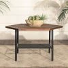 Best Pirce 🔔 Middlebrook Designs Middlebrook Acacia And Metal Hexagon Outdoor Coffee Table ⌛ -Middlebrook Sales unnamed file 4038