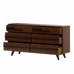 Best reviews of 🛒 Middlebrook Designs Contemporary Solid Wood 6-Drawer 👗 Dresser Walnut Varnish 😉 -Middlebrook Sales unnamed file 4089
