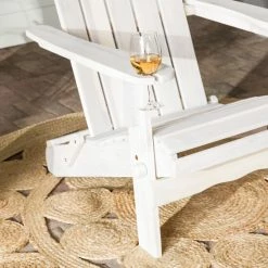 Brand new ⌛ Middlebrook Designs Middlebrook Surfside Acacia Wood Folding Adirondack Chair Navy Blue Wash ✔️ -Middlebrook Sales unnamed file 4152