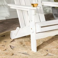 Brand new ⌛ Middlebrook Designs Middlebrook Surfside Acacia Wood Folding Adirondack Chair Navy Blue Wash ✔️ -Middlebrook Sales unnamed file 4153