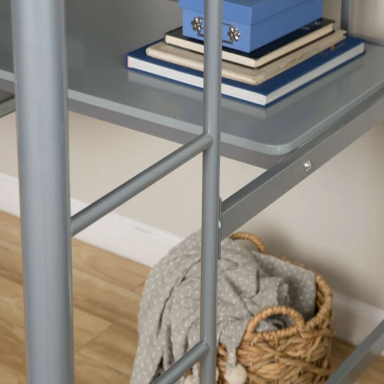 Coupon 🧨 Middlebrook Designs Middlebrook Abner Twin Metal Loft Bed With Desk - Silver ❤️ 8 Coupon 🧨 Middlebrook Designs Middlebrook Abner Twin Metal Loft Bed With Desk - Silver ❤️ - Image 6