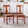Outlet 🤩 Middlebrook Designs Middlebrook Rustic Dark Oak Splat Back Dining Side Chairs, Set Of 2 🔥 -Middlebrook Sales unnamed file 4258
