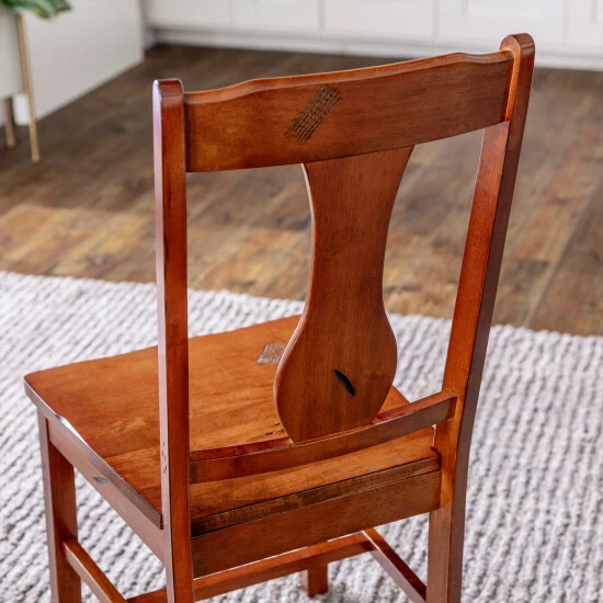 Outlet ๐คฉ Middlebrook Designs Middlebrook Rustic Dark Oak Splat Back Dining Side Chairs, Set Of 2 ๐ฅ 7 Outlet ๐คฉ Middlebrook Designs Middlebrook Rustic Dark Oak Splat Back Dining Side Chairs, Set Of 2 ๐ฅ - Image 5