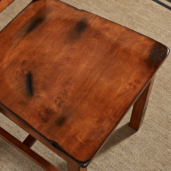 Outlet ๐คฉ Middlebrook Designs Middlebrook Rustic Dark Oak Splat Back Dining Side Chairs, Set Of 2 ๐ฅ 10 Outlet ๐คฉ Middlebrook Designs Middlebrook Rustic Dark Oak Splat Back Dining Side Chairs, Set Of 2 ๐ฅ - Image 8