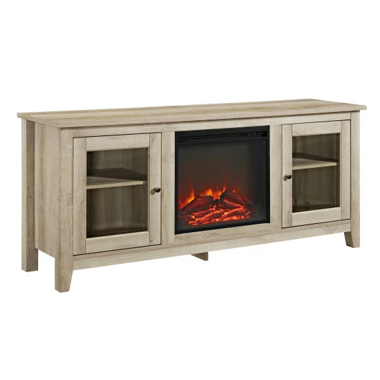 Outlet ๐ Middlebrook Designs Middlebrook 58-inch 2-Door Fireplace TV Console - White Oak โ๏ธ 10 Outlet ๐ Middlebrook Designs Middlebrook 58-inch 2-Door Fireplace TV Console - White Oak โ๏ธ - Image 8