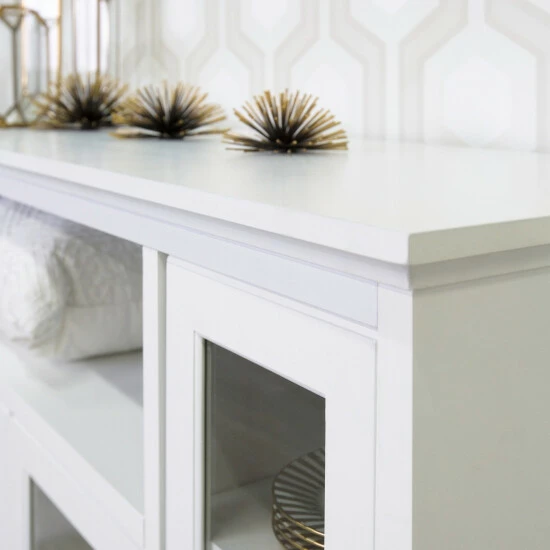 Flash Sale 🤩 Middlebrook Designs Middlebrook 52-inch Highboy TV Stand Console - White 👏 5 Flash Sale 🤩 Middlebrook Designs Middlebrook 52-inch Highboy TV Stand Console - White 👏 - Image 3
