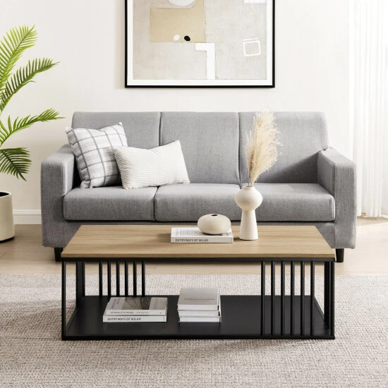 Discount ๐ Middlebrook Designs Middlebrook Contemporary Slatted-Metal Rectangle Coffee Table ๐ 3 Discount ๐ Middlebrook Designs Middlebrook Contemporary Slatted-Metal Rectangle Coffee Table ๐