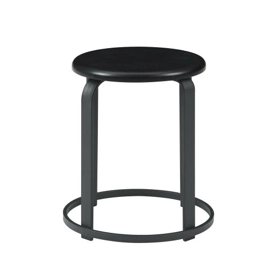Budget ๐ Middlebrook Designs Middlebrook Modern Industrial Curved Metal And Wood Stool Black ๐ 6 Budget ๐ Middlebrook Designs Middlebrook Modern Industrial Curved Metal And Wood Stool Black ๐ - Image 4
