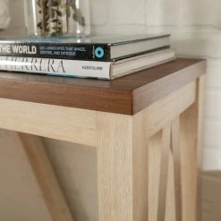 Discount 🥰 Middlebrook Designs Middlebrook Paradise Hill A-frame Console Table Rustic Oak 🤩 -Middlebrook Sales unnamed file 44