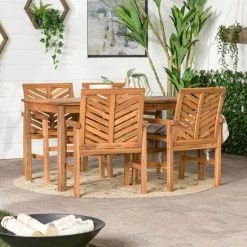 Wholesale 💯 Middlebrook Designs Middlebrook Elephant Point 5-Piece Acacia Chevron Dining Set Grey Wash 🥰 -Middlebrook Sales unnamed file 4402
