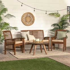 Best reviews of 🥰 Middlebrook Designs Middlebrook 4-Piece Acacia Wood Slat Back Outdoor Chat Set Dark Brown 💯 -Middlebrook Sales unnamed file 4442