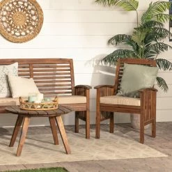 Best reviews of 🥰 Middlebrook Designs Middlebrook 4-Piece Acacia Wood Slat Back Outdoor Chat Set Dark Brown 💯 -Middlebrook Sales unnamed file 4445