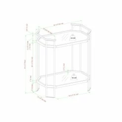 Discount ⭐ Middlebrook Designs Middlebrook Modern Mirror-Top Accent Table 🥰 -Middlebrook Sales unnamed file 4463