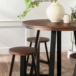 Best deal 💯 Middlebrook Designs Middlebrook Rustic Solid Wood 5-Piece Counter Dining Set Mahogany/black 🛒 -Middlebrook Sales unnamed file 4483