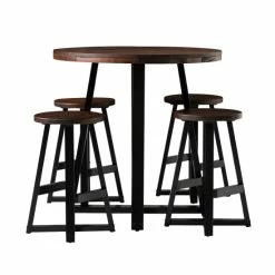 Best deal 💯 Middlebrook Designs Middlebrook Rustic Solid Wood 5-Piece Counter Dining Set Mahogany/black 🛒 -Middlebrook Sales unnamed file 4486