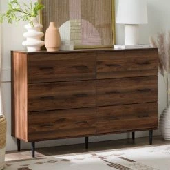 Alternative view of Cheap 💯 Middlebrook Designs Middlebrook Modern Urban 6-Drawer 👗 Dresser Dark Walnut 💯