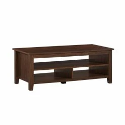 Promo 🔥 Middlebrook Designs Middlebrook Coastal Grooved-Side Coffee Table Dark Walnut 🔥 -Middlebrook Sales unnamed file 4524
