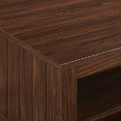 Promo 🔥 Middlebrook Designs Middlebrook Coastal Grooved-Side Coffee Table Dark Walnut 🔥 -Middlebrook Sales unnamed file 4526