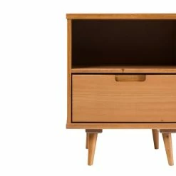 Discount 💯 Middlebrook Designs Middlebrook Mid-Century Solid Wood 1-Drawer Side Table Walnut 🎁 -Middlebrook Sales unnamed file 4532