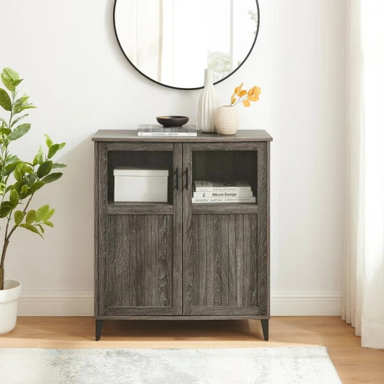 Best Pirce โญ Middlebrook Designs Middlebrook Grooved Glass Door Accent Cabinet Cerused Ash ๐ 4 Best Pirce โญ Middlebrook Designs Middlebrook Grooved Glass Door Accent Cabinet Cerused Ash ๐ - Image 2
