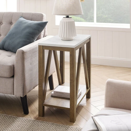 Top 10 😀 Middlebrook Designs Middlebrook Paradise Hill A-Frame Side Table Rustic Oak ⌛ 5 Top 10 😀 Middlebrook Designs Middlebrook Paradise Hill A-Frame Side Table Rustic Oak ⌛ - Image 3