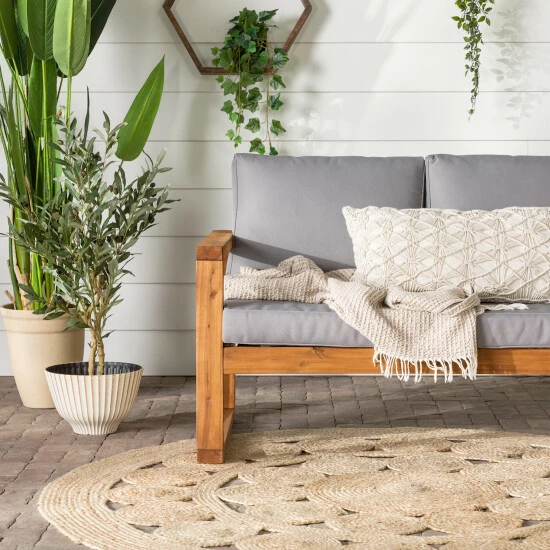 Brand new ๐งจ Middlebrook Designs Middlebrook Hudson 4-Piece Acacia Frame Outdoor Chat Set ๐ 9 Brand new ๐งจ Middlebrook Designs Middlebrook Hudson 4-Piece Acacia Frame Outdoor Chat Set ๐ - Image 7